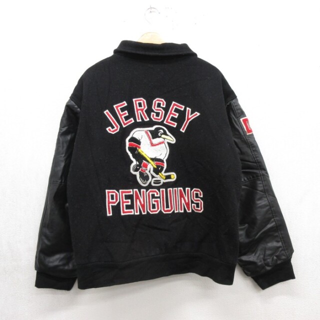 古着通販 XL☆古着 ALADEN 長袖 スタジャン メンズ 90年代 90s 大きい