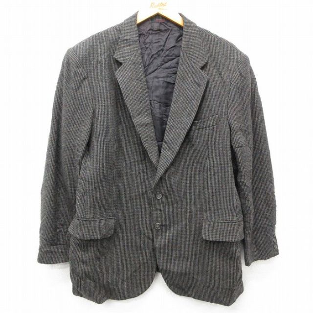 【50%OFF】テーラード長袖ジャケット グレー L | 古着