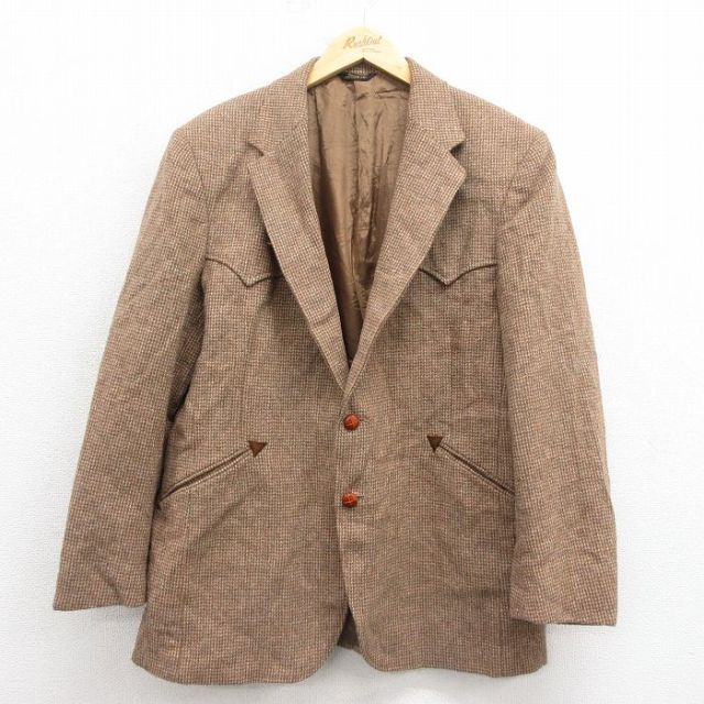 古着 リーバイス Levis 長袖 テーラード ジャケット メンズ 70年代 70s ベージュ カーキ spe Mサイズ 中古 アウター 中古 古着 古着通販 M☆古着 リーバイス Levis 長袖 テーラード ジャケット