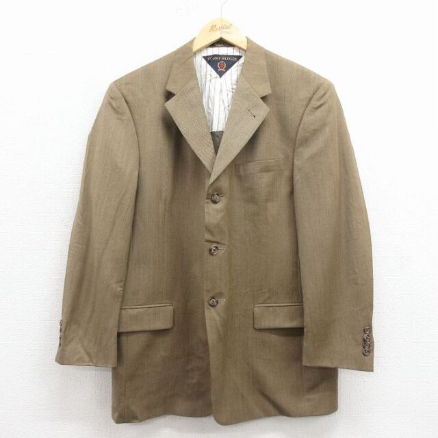 【50%OFF】トミーヒルフィガー 90s テーラードジャケット ベージュ L | 古着