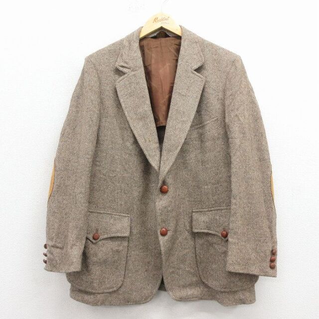 古着通販 L☆古着 ペンドルトン 長袖 テーラード ジャケット メンズ 80