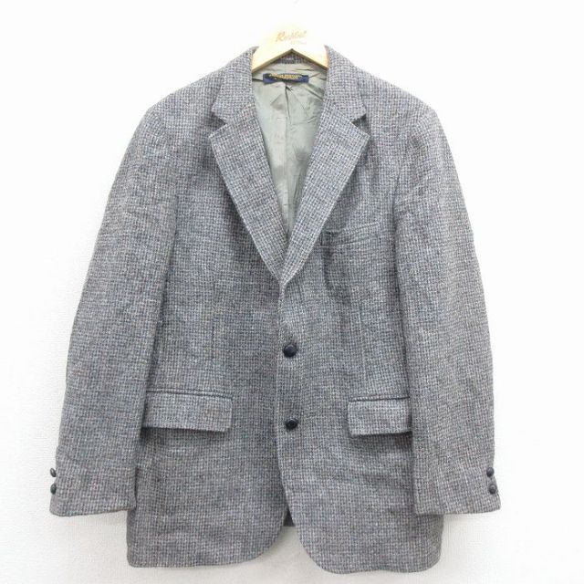 M★古着 ブルックスブラザーズ 長袖 ブランド テーラード ジャケット メンズ 90年代 90s USA製 グレー系他 26jan20