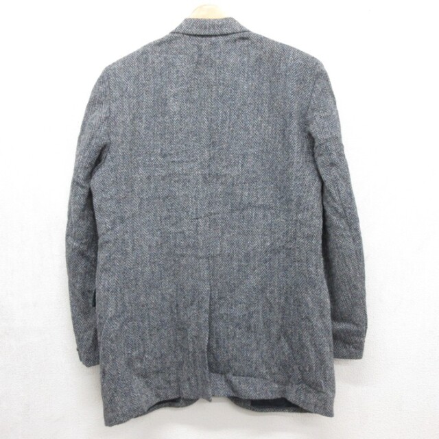 古着通販 M☆古着 Harris Tweed 長袖 テーラード ジャケット メンズ 80