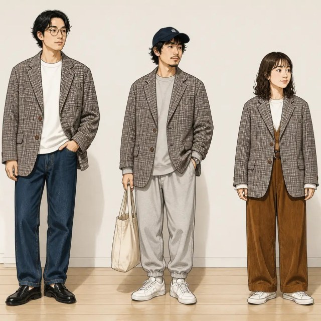 古着通販 L☆古着 Eddie Bauer エディーバウアー ハリスツイード 長袖
