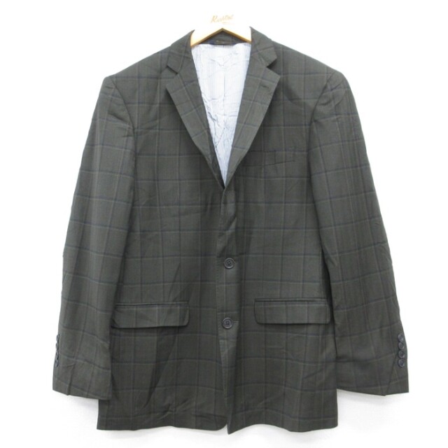 BROOKS BROTHERSメンズ テーラードジャケット チェック柄 古着通販 L☆古着 Brooks Brothers ブルックスブラザーズ 長袖
