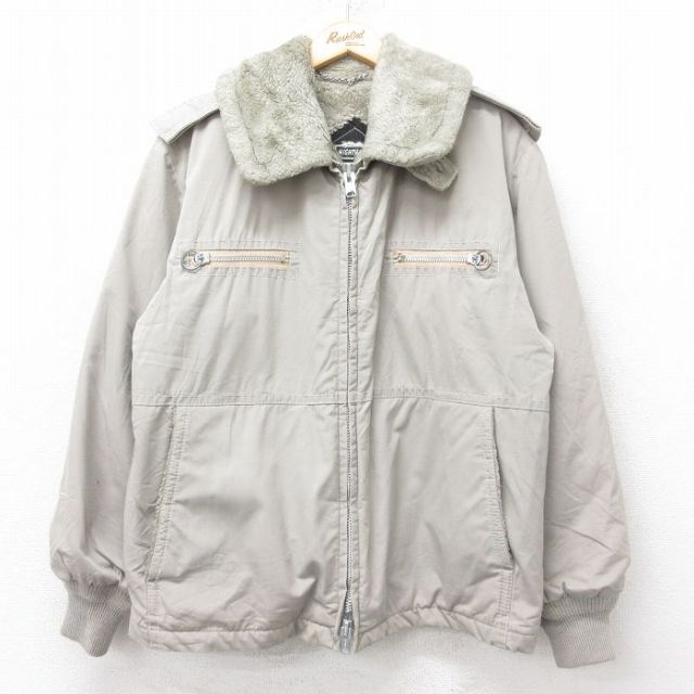 マイティーマック 70s 長袖ジャケット タロン グレー XL | 古着