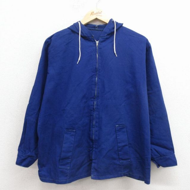 【50%OFF】60s 長袖ジャケット ネイビー L | 古着