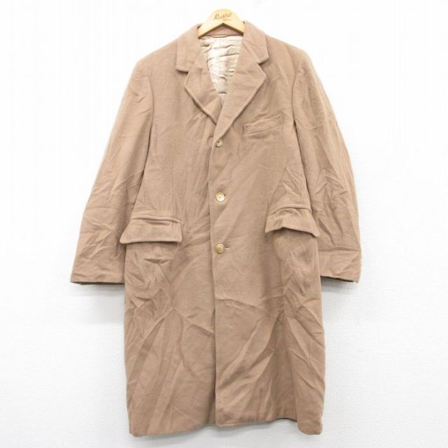 【50%OFF】ウールコート カシミヤ ベージュ L | 古着
