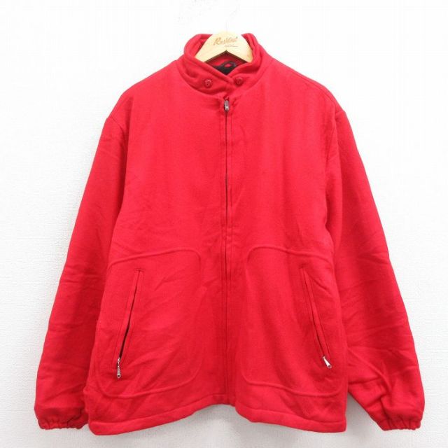 70s ウールジャケット 内側ボア レッド XL | 古着