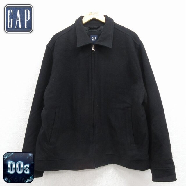 【50%OFF】ギャップ 00s ジャケット 内側キルティング ブラック XL | 古着