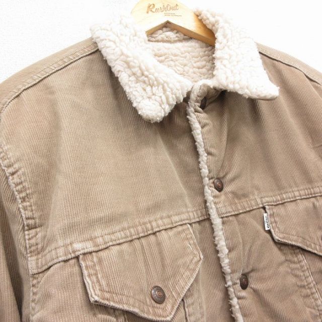 古着通販 L☆古着 リーバイス Levis 長袖 コーデュロイ ボア