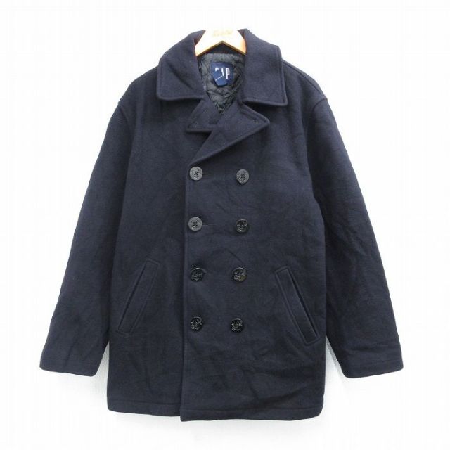 古着通販 XL☆古着 ギャップ GAP 長袖 ウール ジャケット ピーコート