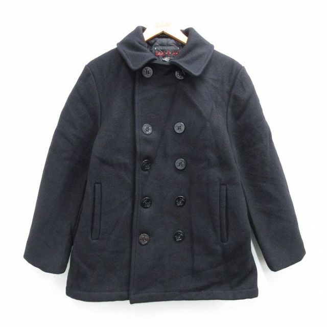 【20%OFF】ショット 00s ピーコート 内側キルティング ブラック M | 古着