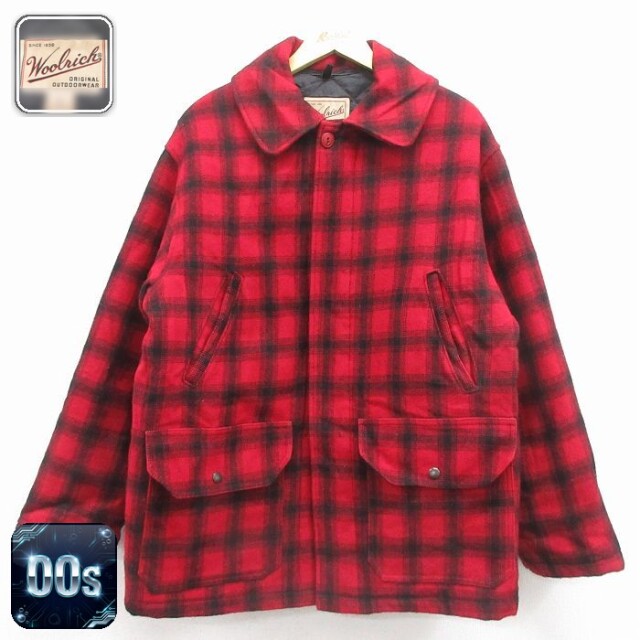 【50%OFF】ウールリッチ 00s マッキーノジャケット チェック レッド XL | 古着