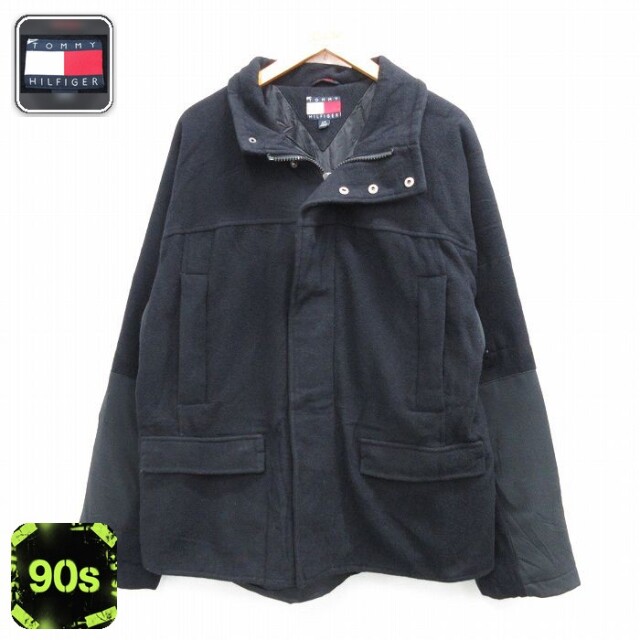 トミーヒルフィガー 90s ジャケット ブラック XL | 古着