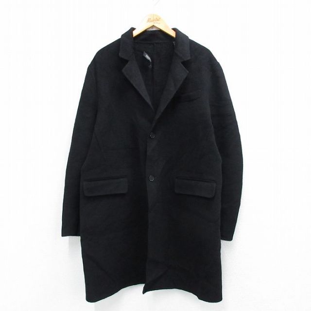 【20%OFF】ダナキャランニューヨーク ロング丈コート ブラック L | 古着