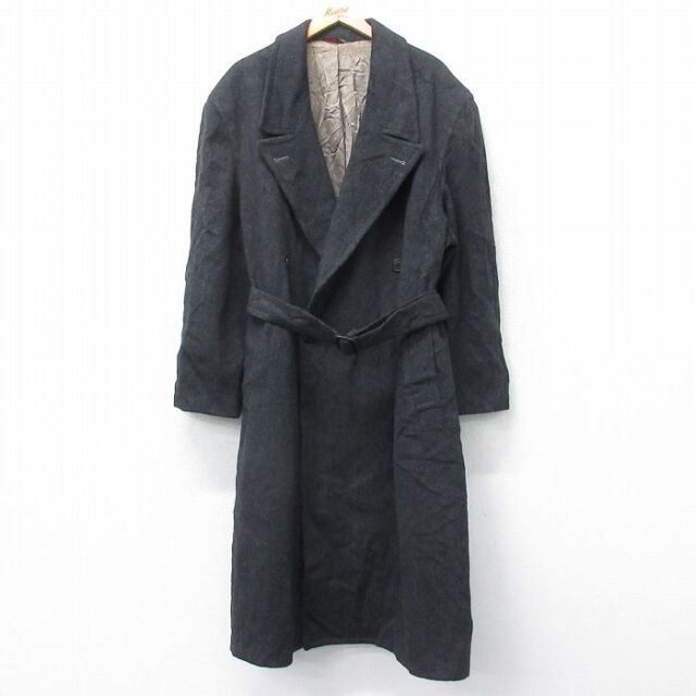 90s ロングコート ブラック XL | 古着