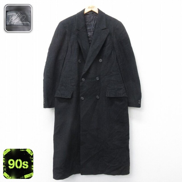 カナダ製 90s ロングコート ブラック L | 古着