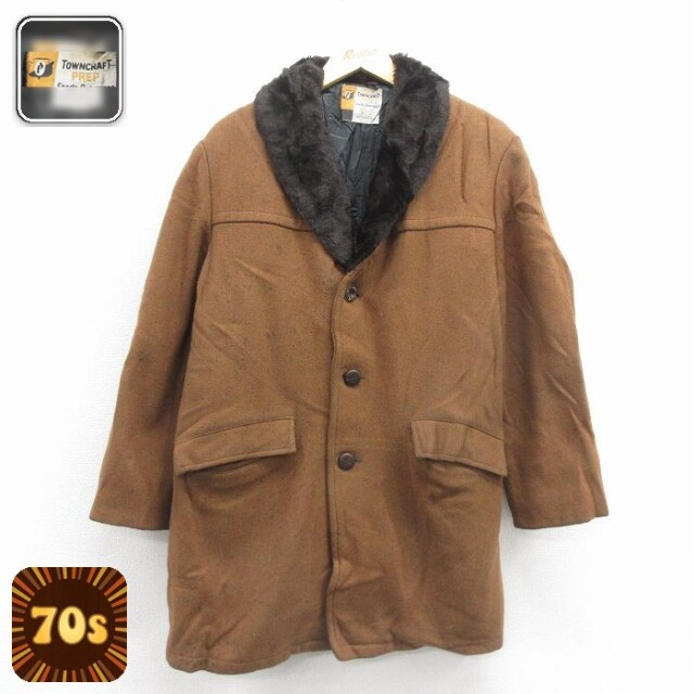 【50%OFF】タウンクラフト 70s ジャケット ブラウン L | 古着