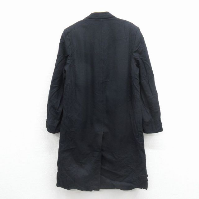 古着通販 L☆古着 長袖 ウール コート メンズ 80年代 80s ロング丈 USA