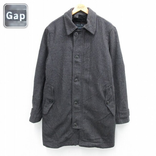 【50%OFF】ギャップ 長袖コート 内側ボア グレー L | 古着