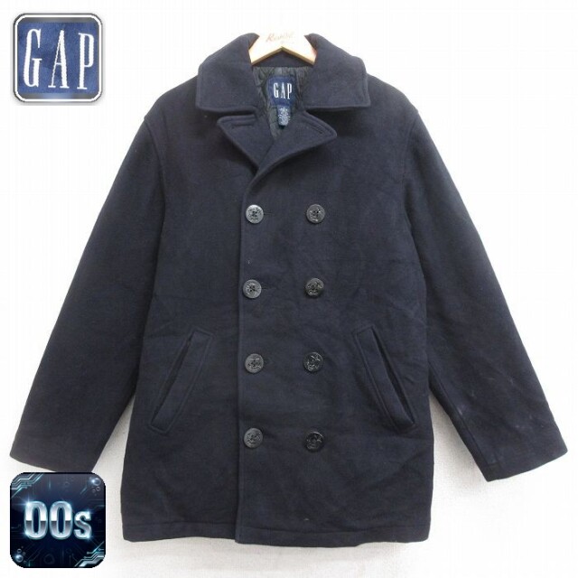 【20%OFF】ギャップ 00s ピーコート 濃紺 メンズL相当 | 古着