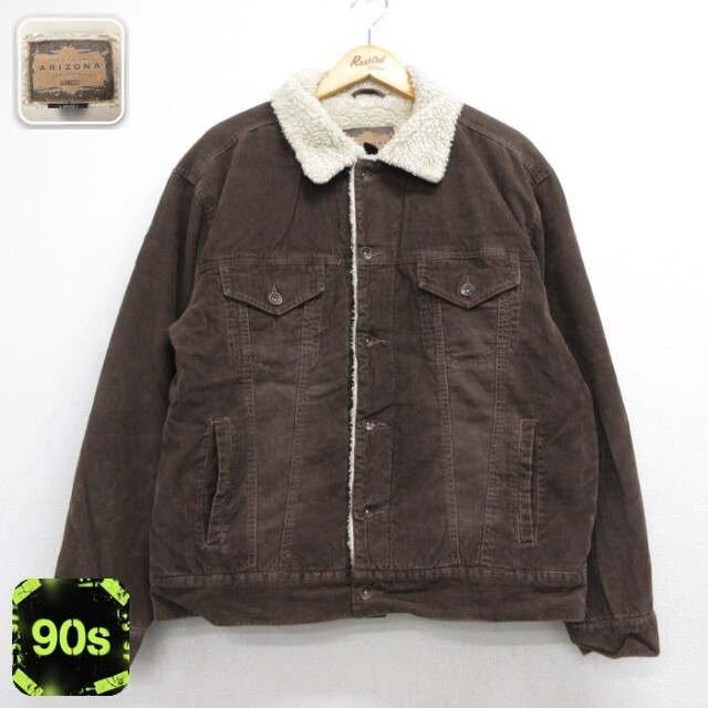 古着通販 XL☆古着 ARIZONA JEAN 長袖 ジャケット メンズ 90年代 90s