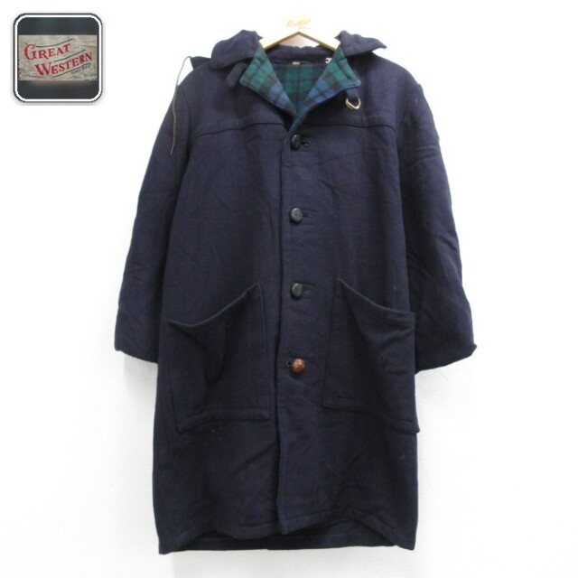 古着通販 L☆古着 ギャップ GAP 長袖 ウール Pコート ピーコート