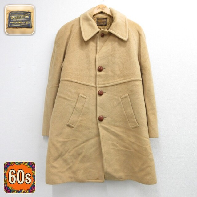ペンドルトン 60s コート キルティング ベージュ メンズL相当 | 古着