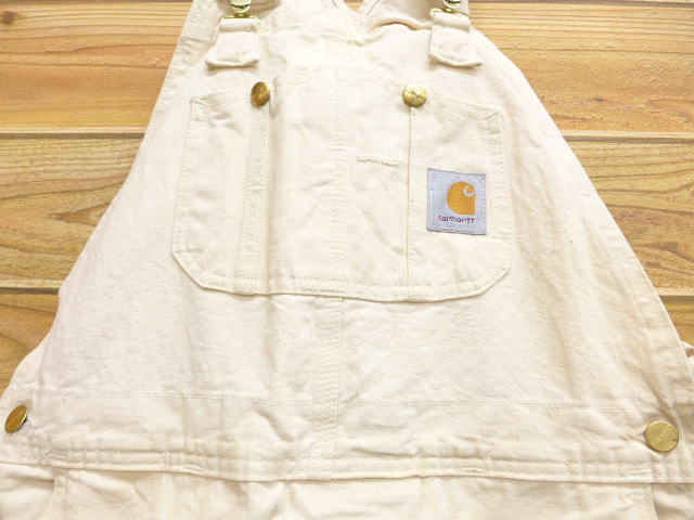 SALE】W36☆古着オーバーオールカーハートエプロンポケット付