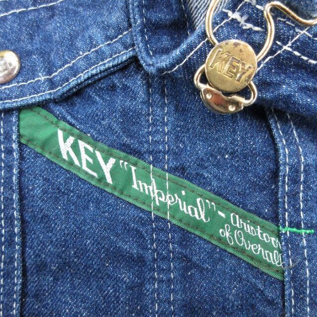 古着通販 W38☆古着 キー KEY オーバーオール メンズ 90年代 90s