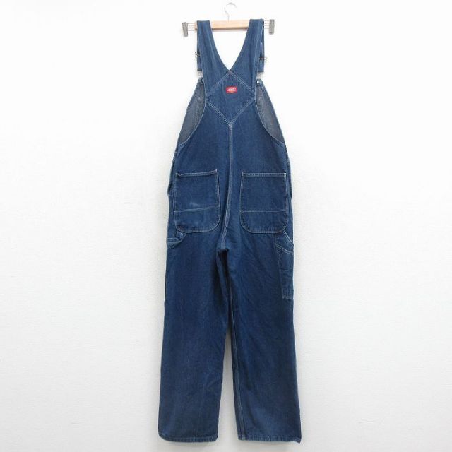 古着通販 W36☆古着 ディッキーズ オーバーオール メンズ 90年代 90s