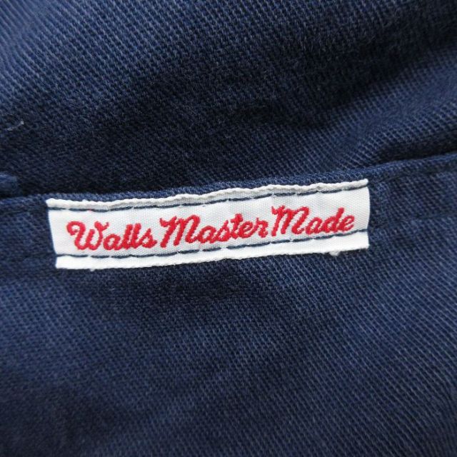 USA製 walls つなぎ　中綿　80's90's 中綿　ナイロン 古着通販 W38☆古着 ウォールズ Walls 長袖 ワーク ツナギ メンズ 80
