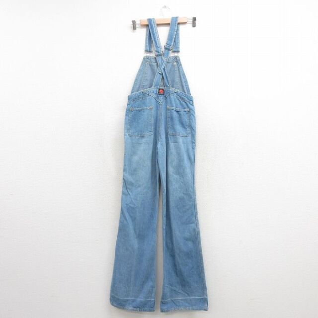 古着通販 W30☆古着 オーバーオール メンズ 80年代 80s フレア