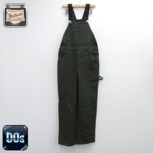 Woolrich 00s オーバーオール チェック カーキ 実寸W31 | 古着