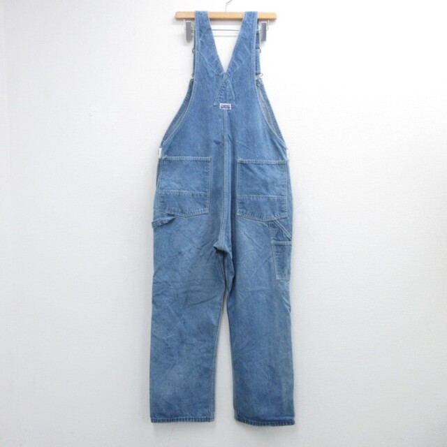 古着通販 W38☆古着 ビッグスミス BIG SMITH オーバーオール メンズ 90