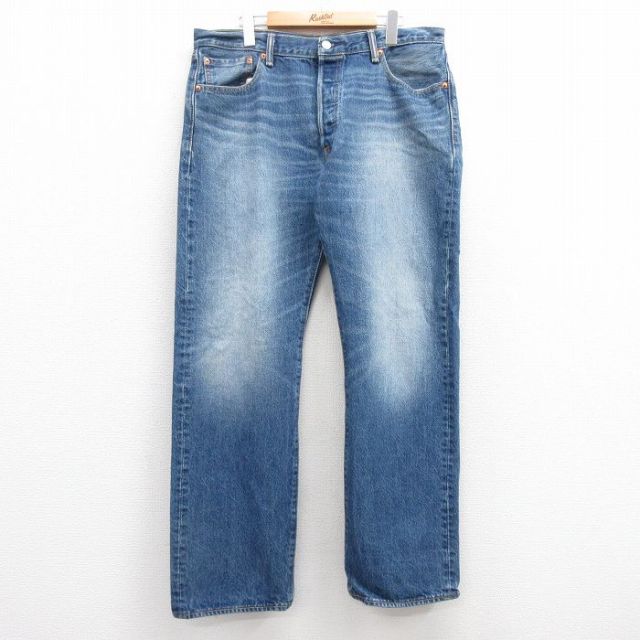 古着通販 W36☆古着 ジーンズ Levis リーバイス 501 メンズ ヒゲ