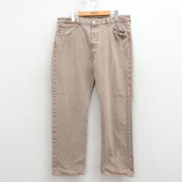 リーバイス501 ジーンズ ベージュ 実寸W36 | 古着