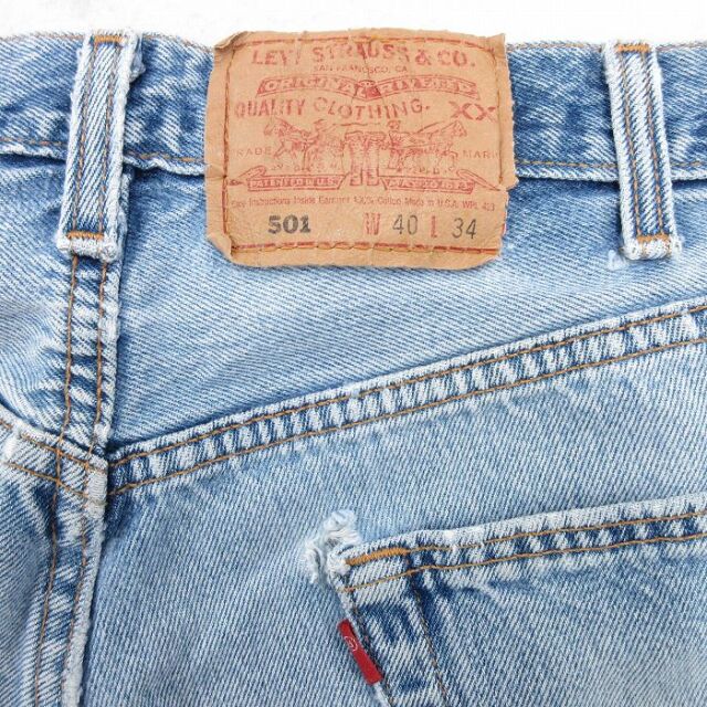 リーバイス501 Levis W32 古着 青 USA製 90s 17468 古着通販 W39☆古着 ジーンズ Levis リーバイス 501 メンズ 90年代 90s