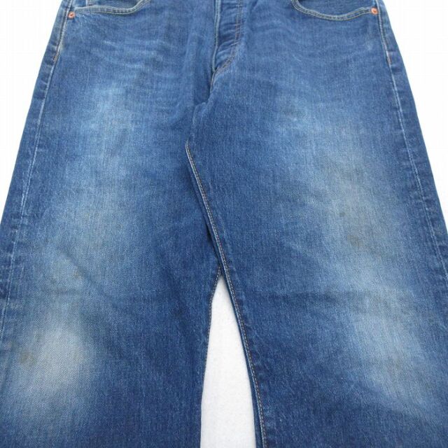 古着通販 W35☆古着 ジーンズ Levis リーバイス 501 メンズ ヒゲ