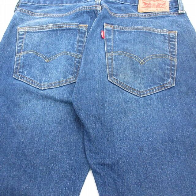 古着通販 W35☆古着 ジーンズ Levis リーバイス 501 メンズ ヒゲ