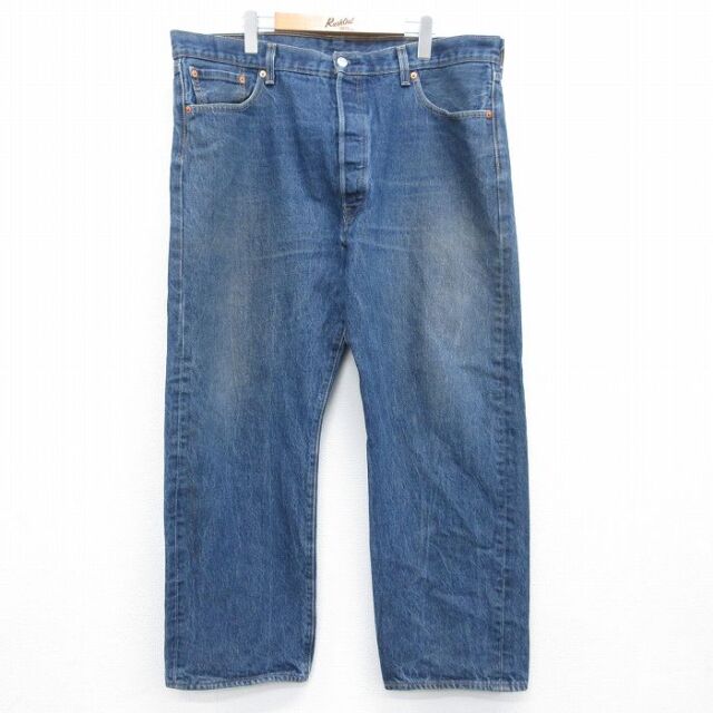 リーバイス501 ジーンズ ネイビー 実寸W42 | 古着