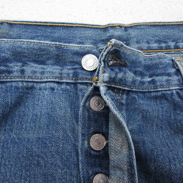 古着通販 W40☆古着 ジーンズ リーバイス Levis 501 メンズ ヒゲ