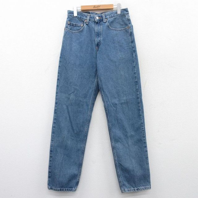 【20%OFF】W31★古着 ジーンズ Levis リーバイス 550 メンズ 00年代 00s コットン 紺 ネイビー デニム 25may16 中古 ボトムス ジーパン Gパン ロング パンツ