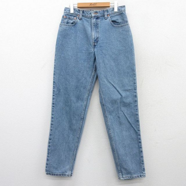 【50%OFF】W31★古着 ジーンズ Levis リーバイス 550 メンズ 00年代 00s 紺 ネイビー デニム 25may16 中古 ボトムス ジーパン Gパン ロング パンツ