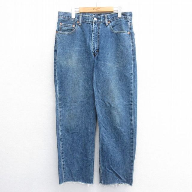 【50%OFF】リーバイス550 ジーンズ ネイビー W34 | 古着