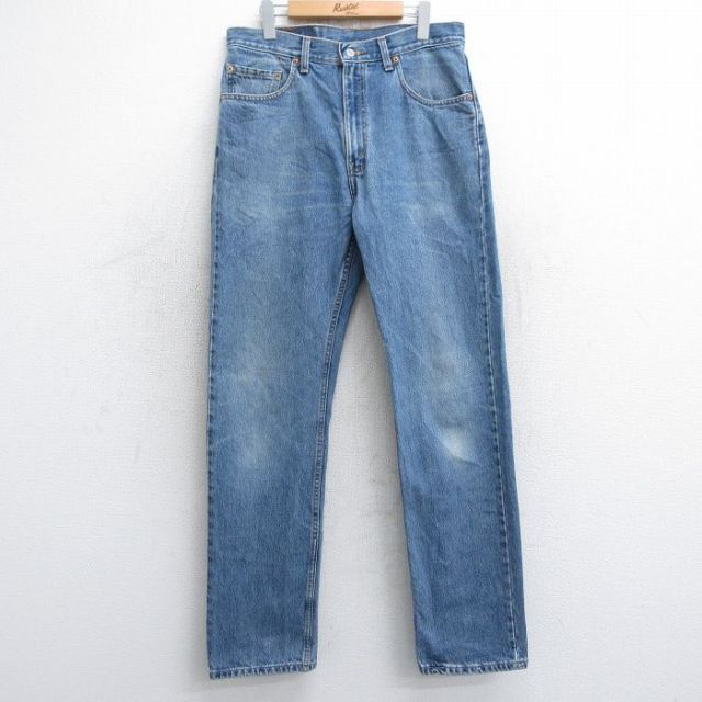 【50%OFF】リーバイス505 00s ジーンズ ヒゲ ネイビー W33 | 古着