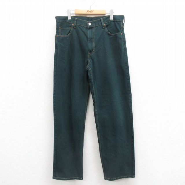 【50%OFF】リーバイス550 ジーンズ テーパード グリーン W36 | 古着