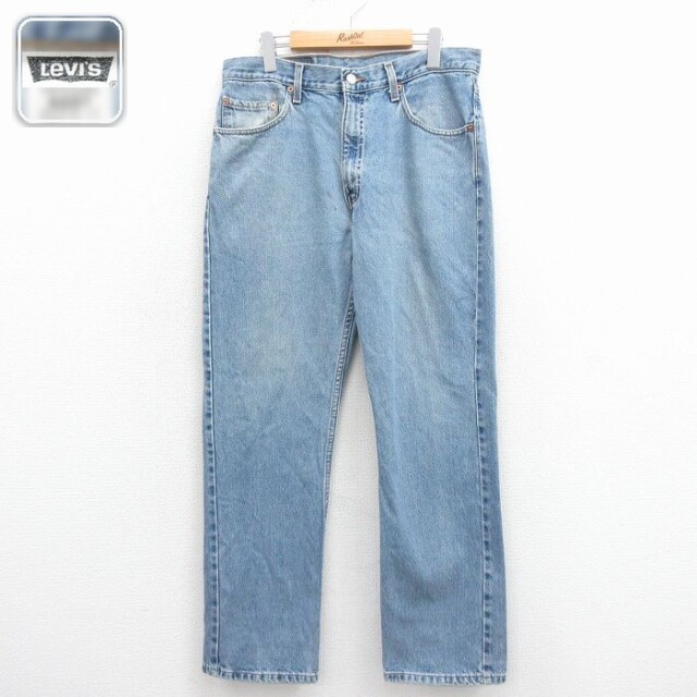 【50%OFF】リーバイス505 ジーンズ ネイビー W34 | 古着