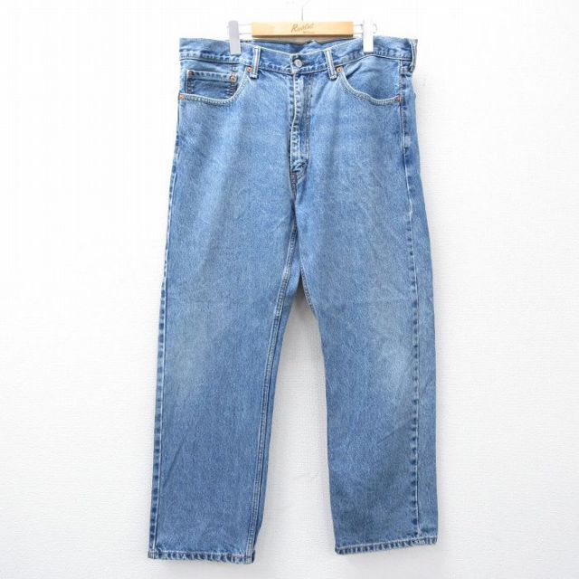 W38★古着 ジーンズ Levis リーバイス 505 メンズ 紺 デニム 25nov26